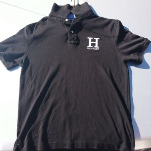 Tommy Hilfiger Big H Black Polo